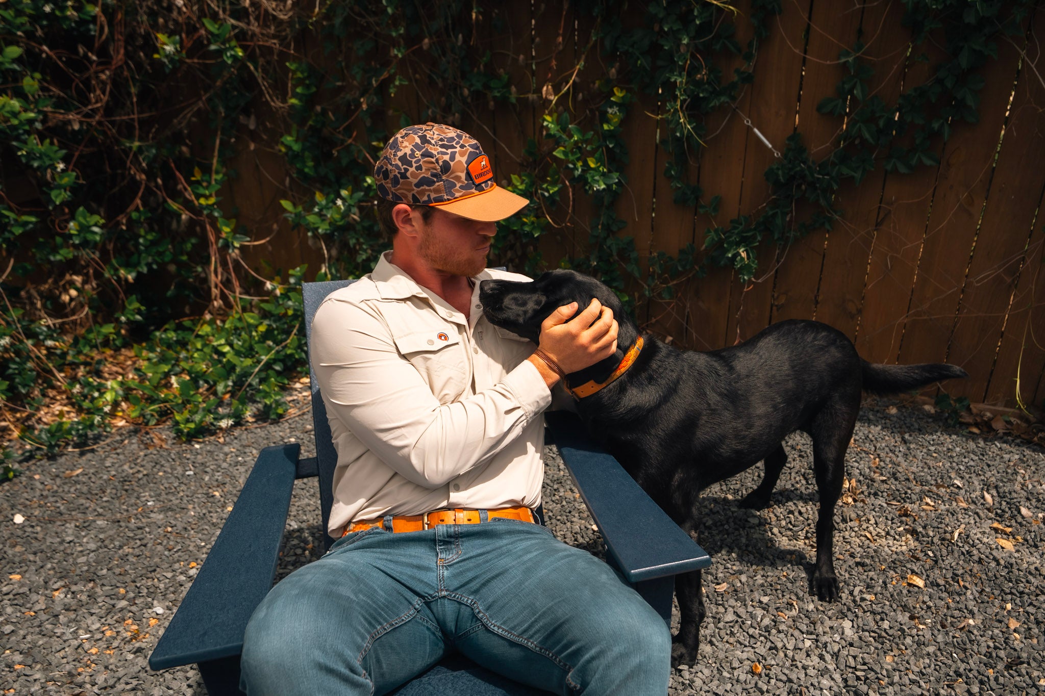 BirdDog X Howler Brother Tan Tech Shirt