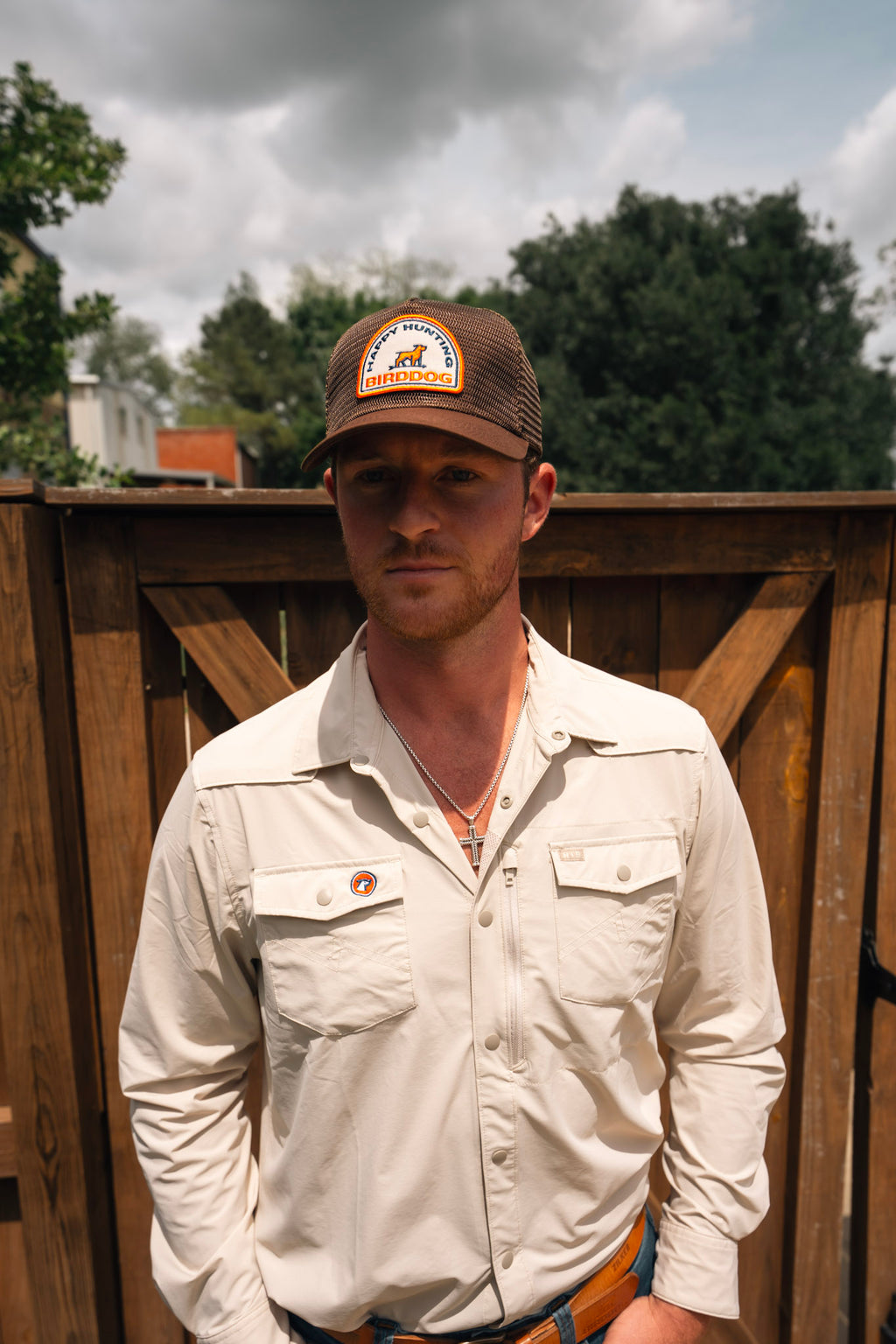 BirdDog X Howler Brother Tan Tech Shirt