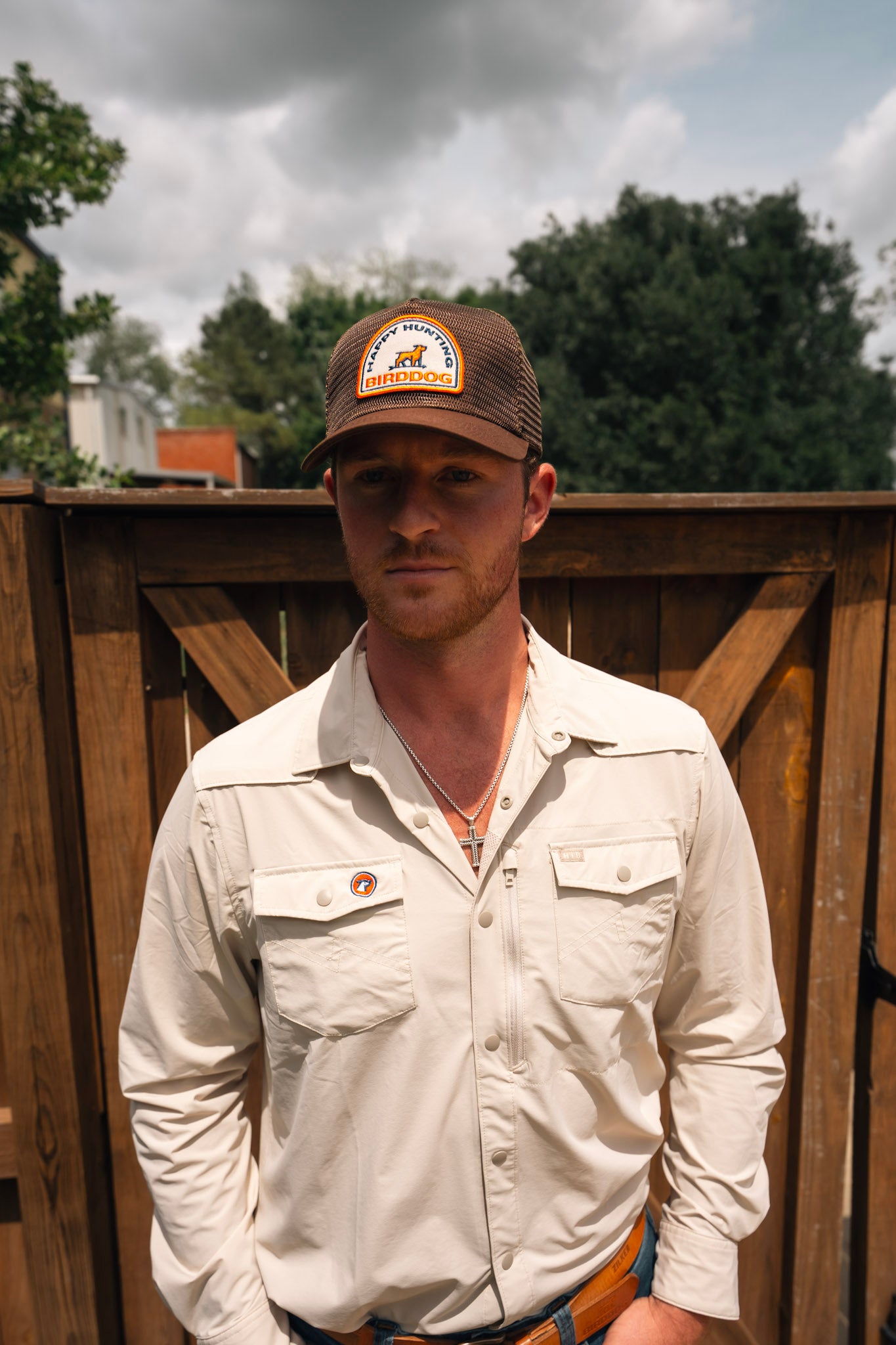 BirdDog X Howler Brother Tan Tech Shirt