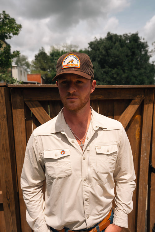 BirdDog X Howler Brother Tan Tech Shirt