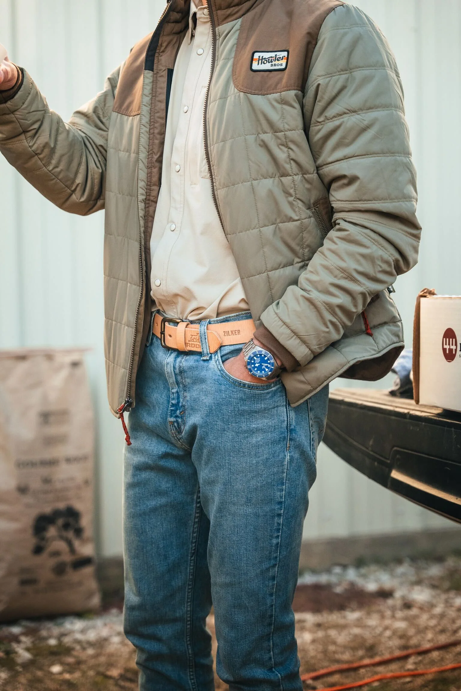 BirdDog X Zilker Stitched Belt