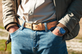BirdDog X Zilker Stitched Belt